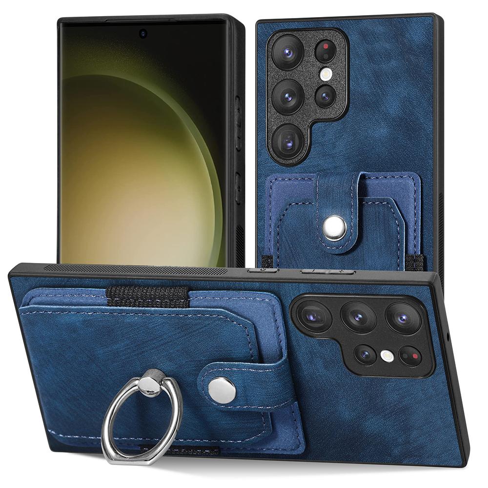 Husa portofel cu slot pentru card pentru Samsung S23 S22 Ultra S21 S20 Fe A14 A34 A54 A13 A23 A33 A53 A12 A32 A52/iphone 14 13 12 11 Husa din piele