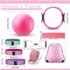 10-Piece Yoga & Pilates Set with Pilates Ring, Ball, Glute Band, and Figure-8 Resistance