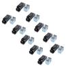 10 Sets 8 Pin Power Relay with Base DC Coil Universal Electrical Equipment Supplies