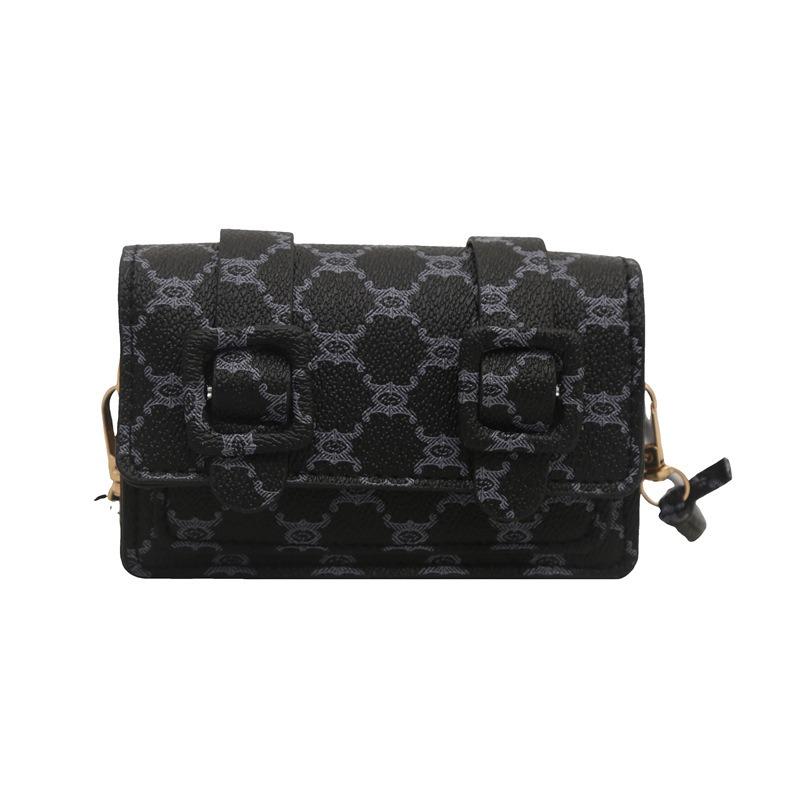 Retro trend texture casual shoulder messenger bag small square bag premium texture exquisite mini