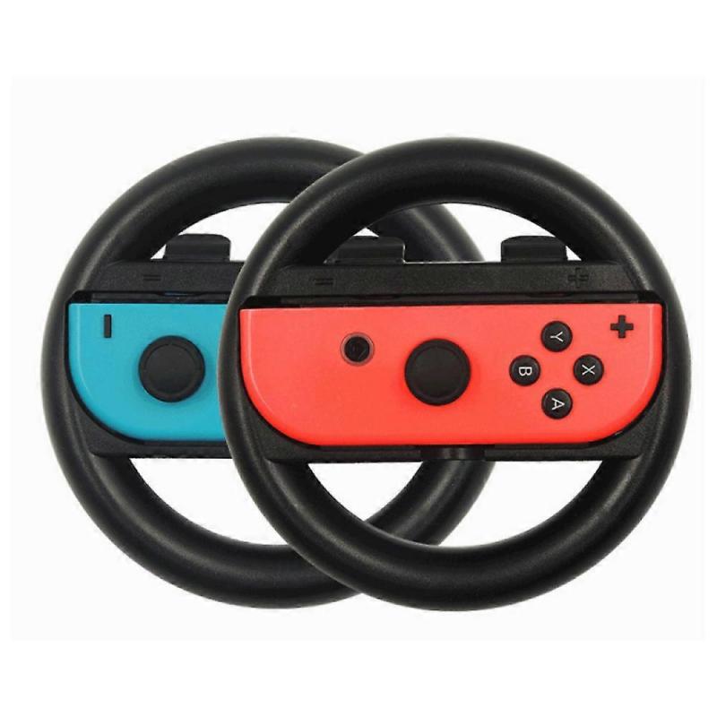 Steering Wheel for Nintendo Switch Controllers, 2 pcs Racing Wheel Compatible with Mario Kart, Game Controller Wheel for Nintendo Switch Remote Games