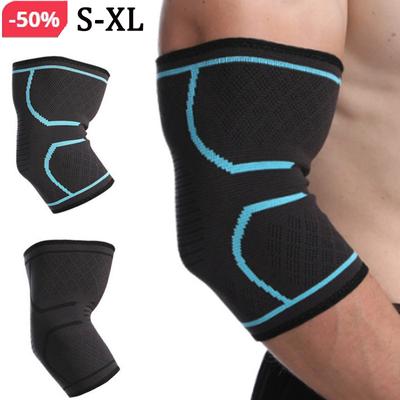1PCS Elbow Support Elastic Gym Sport Elbow Protective Pad Absorb Sweat Sport Basketball Arm Sleeve Elbow Brace Fitness Protector