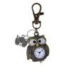 Owl Carabiner Watch Clip Keychain Pocket Watch Analog Waterproof Cute Fashion Accessory for Men and Women