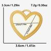 5pcs/Lot Gold Color New Bowknot Sun Heart Stainless Steel Pendants For Jewelry Making Supplies DIY Charms Bulk Earrings Pendant