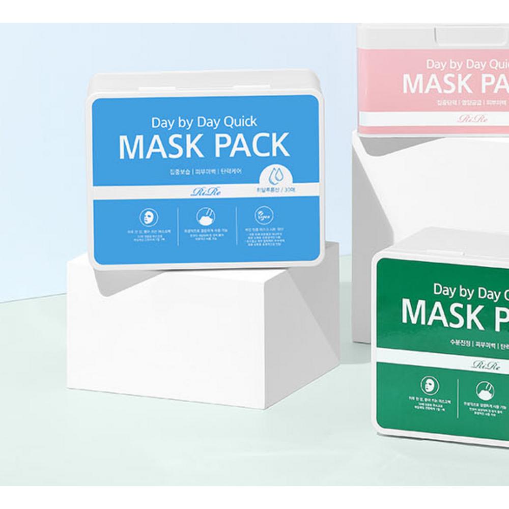 Liir Day by Day Quick Mask Pack Hyaluronic Acid 350g, 30 pieces, 1 piece