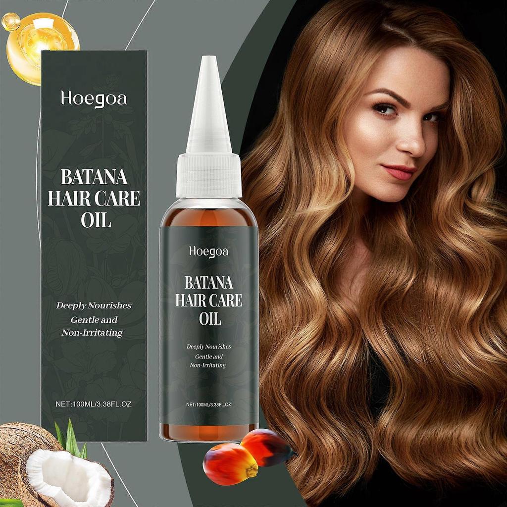 Hoegoa 100% Pure Batana Oil Hair Treatment for All Hair Types from Honduras