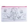 5pcs DIY Kids Graffiti Stationery Bag Zipper Pencil Case Bag Children's Draw Painting Non Woven Colored Zipper Bags Gift
