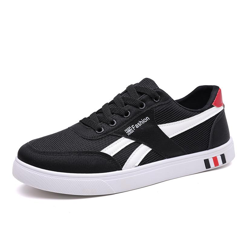 

Spring soft-soled lightweight sports shoes, new leather surface breathable casual trendy shoes, student board shoes 39