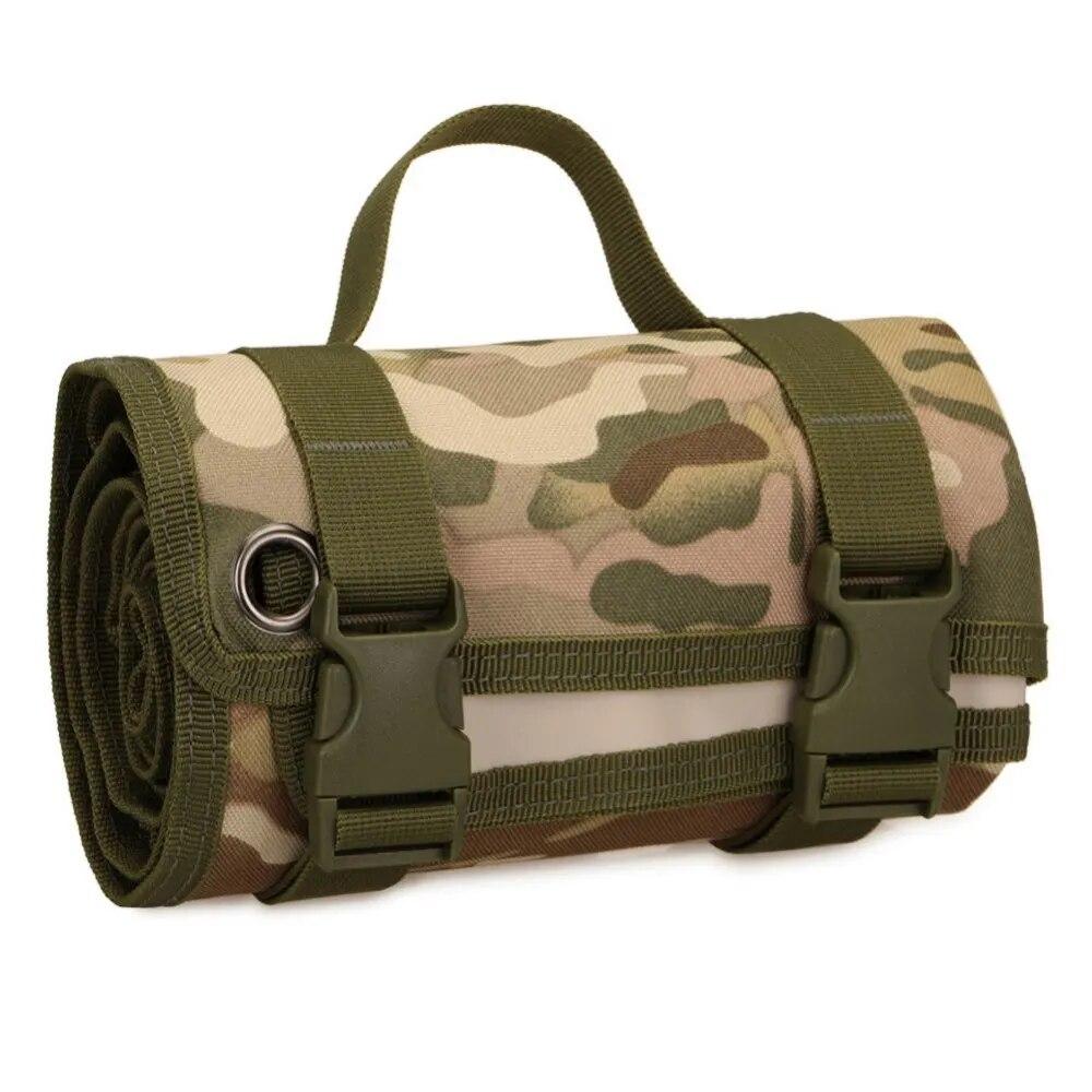 Campingmatte, gepolstert, verschleißfest, faltbar, wasserdichte Schießmatte aus 600D-Nylon