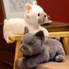 Adorable Bulldog Plush Toy 30cm Super Soft Stuffed Animal Huggable Companion Realistic Standing Plushie