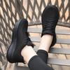 New Black Sneakers Summer Thin Hollow Breathable Mesh Shoes High Quality Lightweight Non-slip Running Shoes