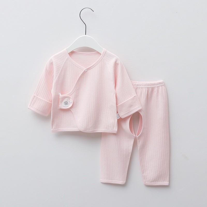 Newborn Cotton Bodysuit Set 0-3 Months Baby Fall Sleepwear Unisex Soft Comfortable
