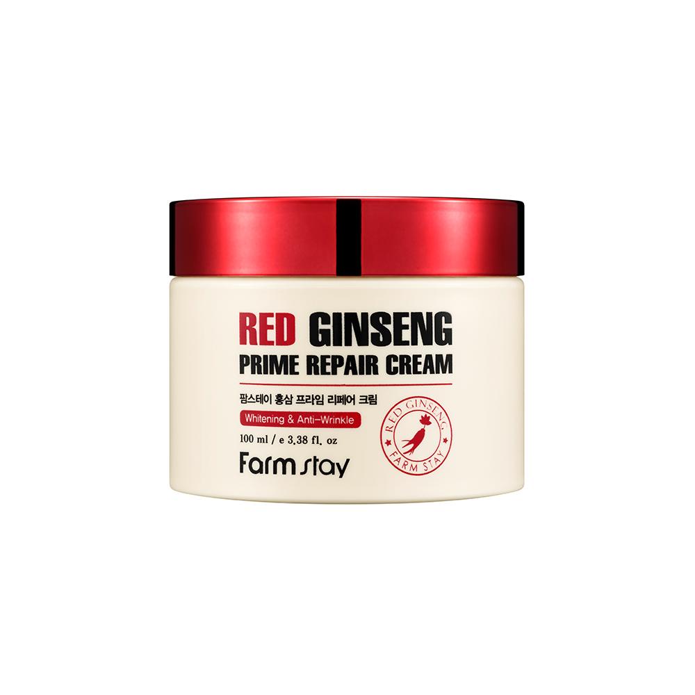 

FARM STAY Red Ginseng Prime Repair Cream 100ml - восстанавливающий крем с красным женьшенем 1pcs