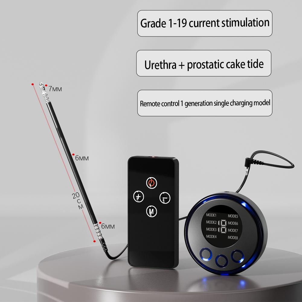 Electric Man Shock Catheter Urethral Vibrator Penis Plug Short Horse Eye Stick Sounding Urethral Rod Sexy Toy Medical Dick Adult