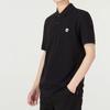 Timberland Logo Collared Casual Loose Fit Short Sleeve Polo Shirt Men Polo Shirts Black A24H2-001