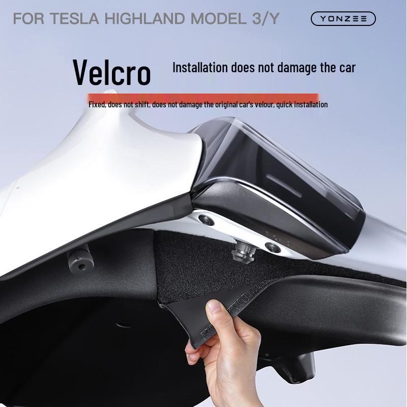 Tesla Y/3 Model Trunk Tailgate Protection Board: Flocking Interior Accessory