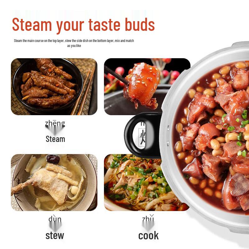 Shuangxi Household Pressure Cooker with Steamer