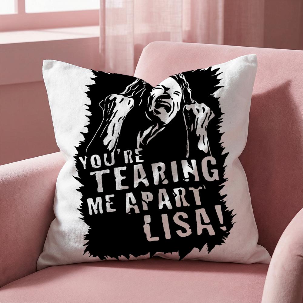 

The Room T-Tommy Wiseau Cushion Cover Multi-Scene Pillow Cover for Home & Car - Reversible, Soft & Durable for Daily Use 30cmx30cm