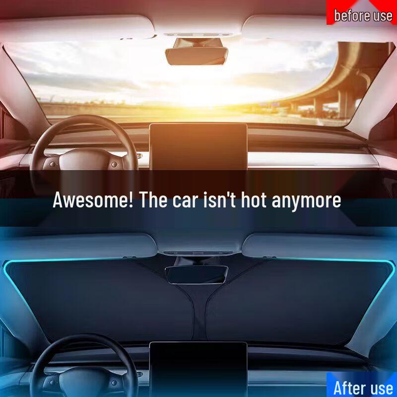 2026 Car Windshield Sunshade: Heat Insulation & Sun Protection Umbrella
