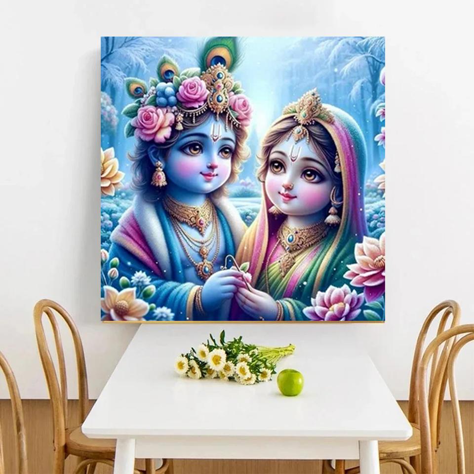 Sweet Couple 5d DIY Full Diamond Painting Cute Girl And Boy New Diamond Mosaic Embroidery For Birthday Gift Room Decor