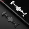 Stainless Steel Butterfly Deployment Buckle Matte Button Double Click Clasp Watch Strap 12/14/16/18/20/22mm Watches Accessories