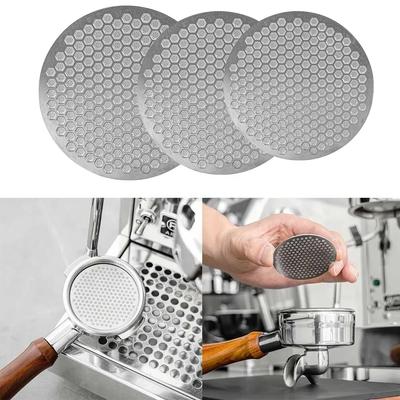 Espresso Puck Sito Dvojvrstvový Kovový Kávový Filter Pre Portafilter Puck Kávový Extrakčný Filter Opakovane Použiteľný 51 53 58 mm