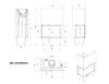 Steel Fireplace KRATKI VNL 810/410 14 kW Ø 200 Lift-up