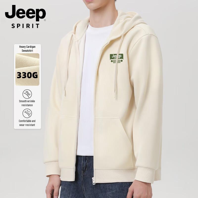 JEEP SPIRIT Men s Heavyweight Hooded Full-Zip Sweatshirt 3XL