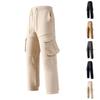 Salopette homme couleur unie multi-poches Salopette homme décontractée d'extérieur