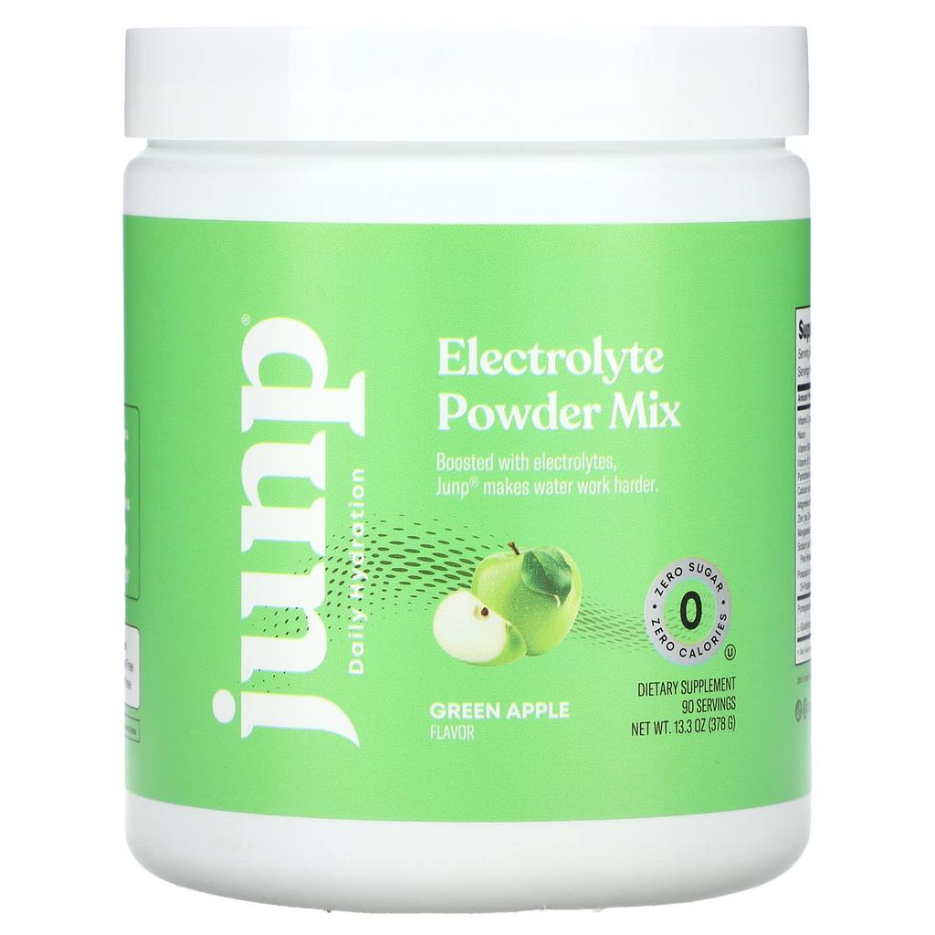 JUNP Hydration, Electrolyte Powder Mix, Green Apple Flavor, 13.3 oz (378 g)