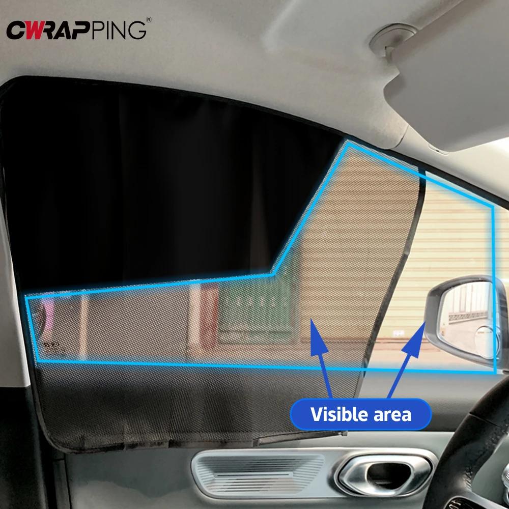 Car Window Sunshade Magnetic Suction Curtain Baby Sun Shade Front Rear Side Window for Truck Auto Sun UV Protection Accessories