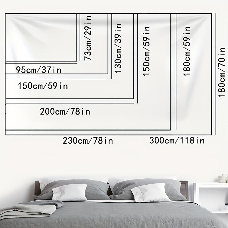 Tapiz esmerilado con estampado de árbol para colgar en la pared de la sala de estar, dormitorio, decoración del hogar con paquete de instalación gratuito