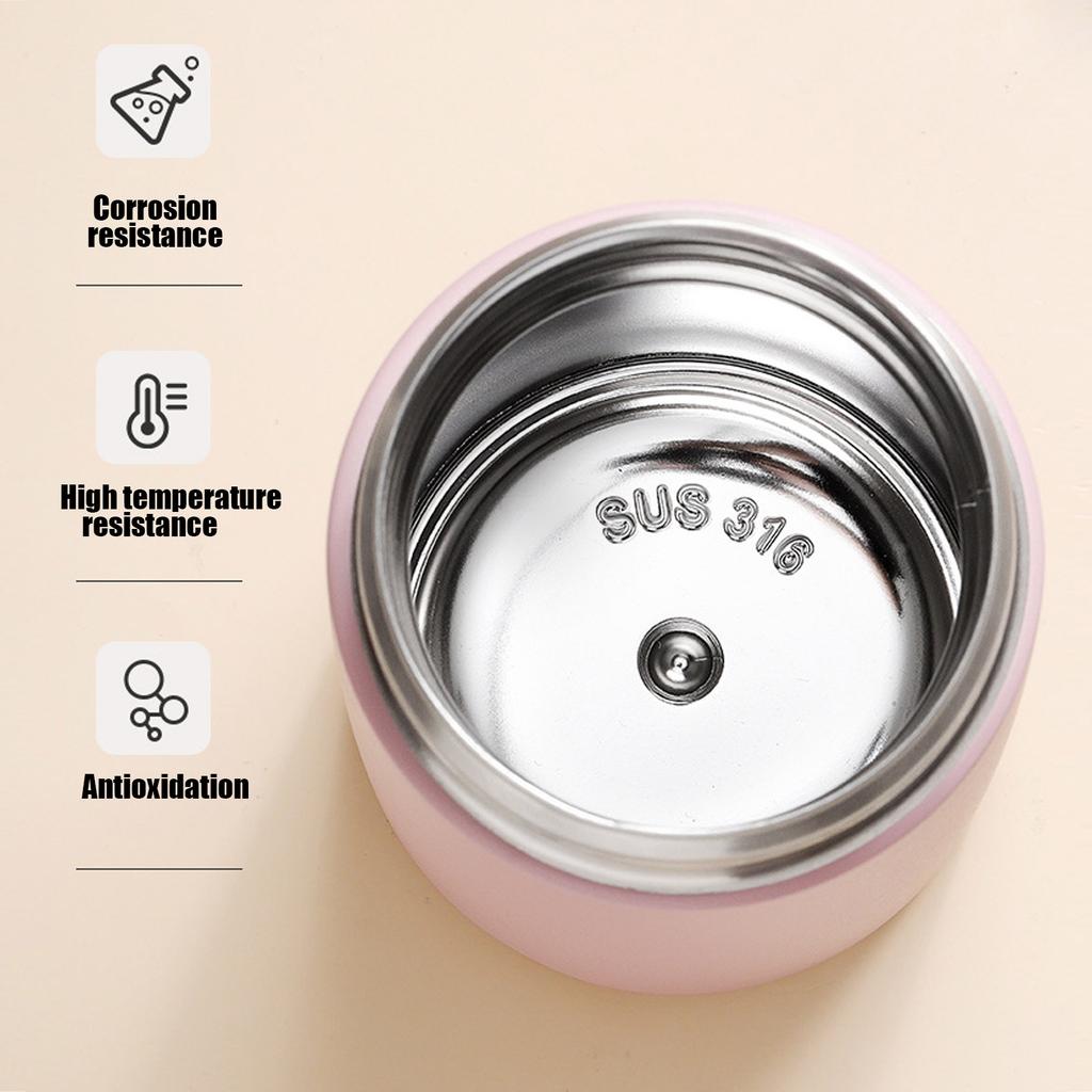 Insulated Food Jar 316 Stainless Steel Hot Cold Meal Container 24H Heat Preservation