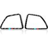 2PCS Car Air Vent Cover Sticker Carbon Fiber Trim Decal Fits for BMW X5 E70 X6 E71 2007 2008 2009 2010 2011 2012 2013 2014 Accessories