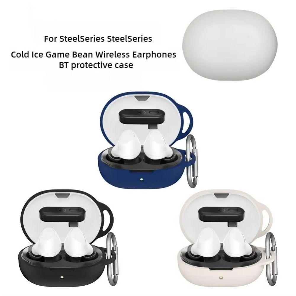 Silicone Earphone Case Shockproof Protector Shell Protective Cover for SteelSeries Arctis GameBuds