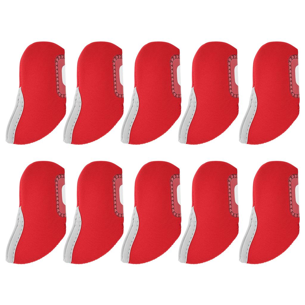 10Pcs Putter Head Cover Iron See Through Window Covers Putter or