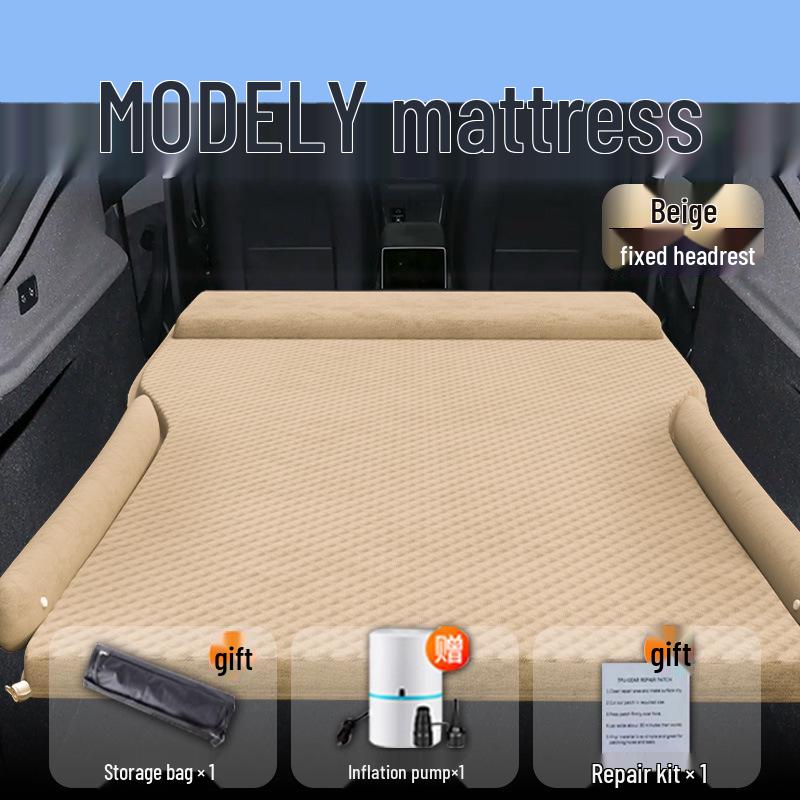 Tesla Model Y Trunk Mattress: Refresh Edition Inflatable Car Bed & Sleeping Pad