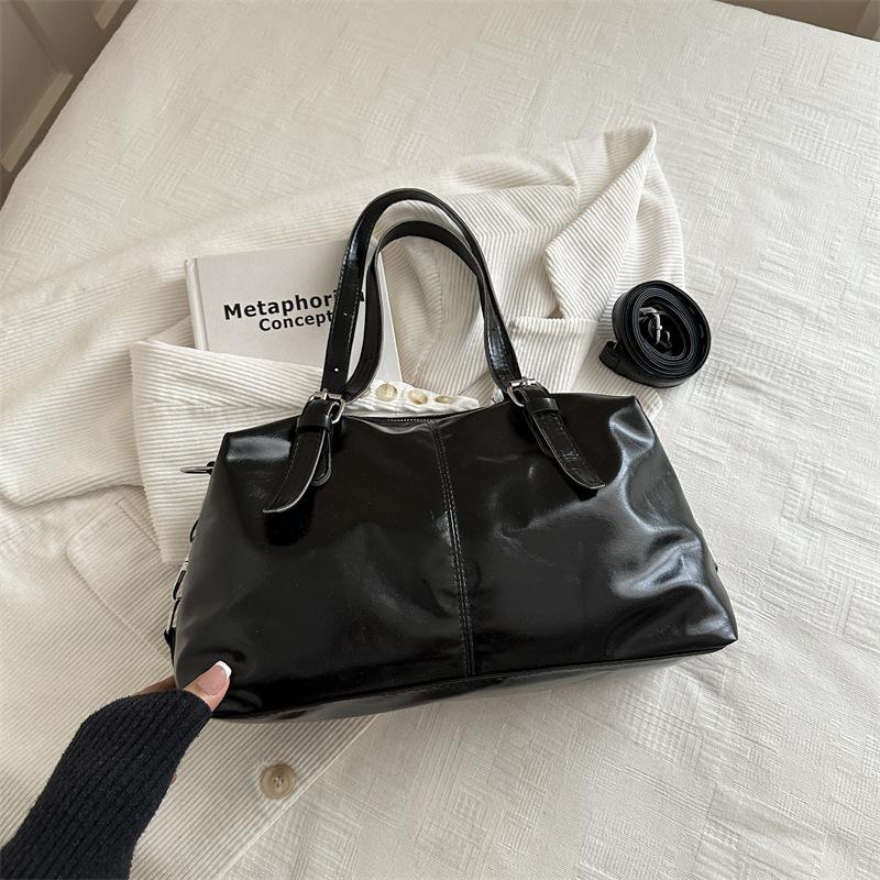 Bolso Boston de Gran Capacidad de un Solo Hombro, Estilo de Gama Alta, Bolso de Hombro para Mujer