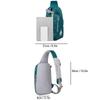 Crossbody Sling Bag Ultralight Waterproof Nylon Chest Shoulder Bag With Earphone Hole Perfect Travel Companion For Men And Women