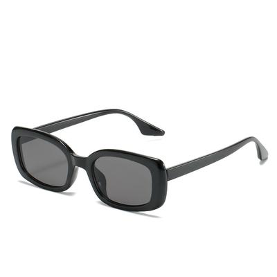 Gafas de Sol Retro de Montura Pequeña para Hombre y Mujer, Tendencia, Gafas de Sol Rectangulares, Gafas de Sol de Calle Coloridas