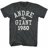 Andre The Giant ATG1980 Schwarz Heather Erwachsenen T-Shirt