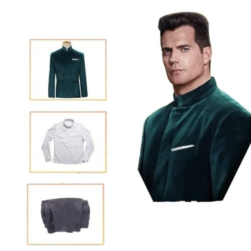 

Agel Костюм Косплей Таинственного Агента Хэллоуин Наряд для Сценического Выступления S