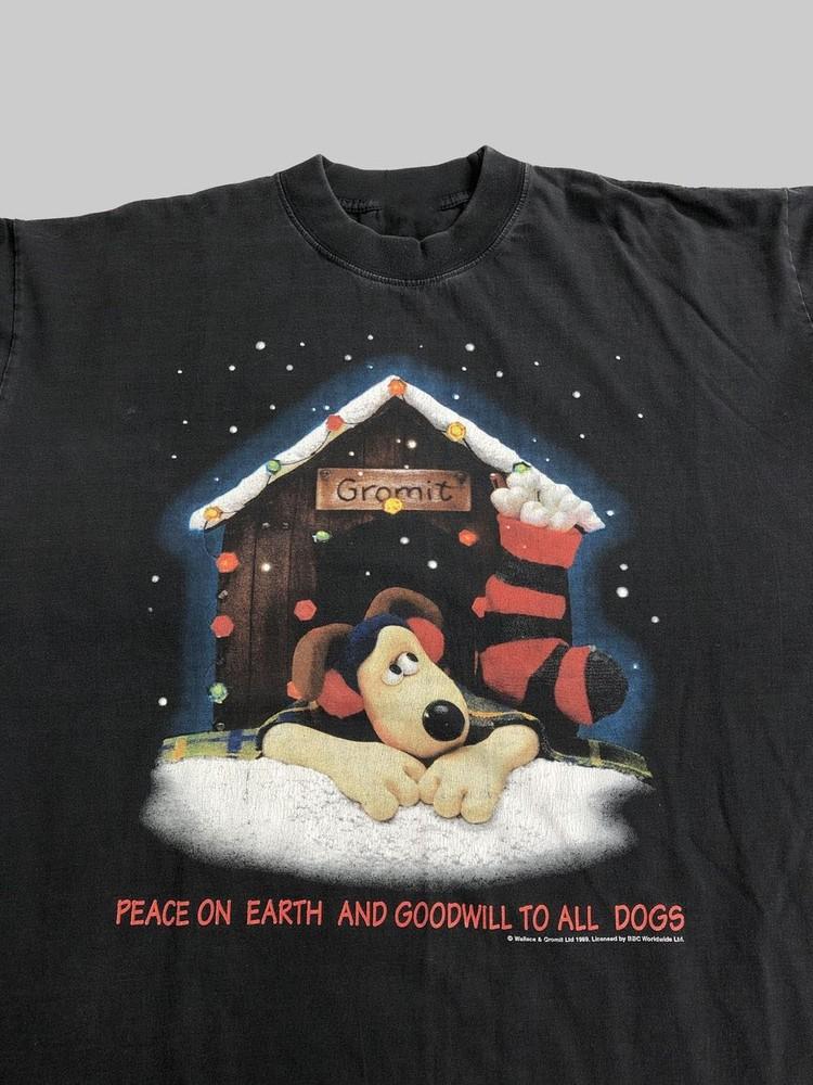Новая винтажная хлопковая унисекс футболка Wallace and Gromit 1989 года, все размеры DO32 S
