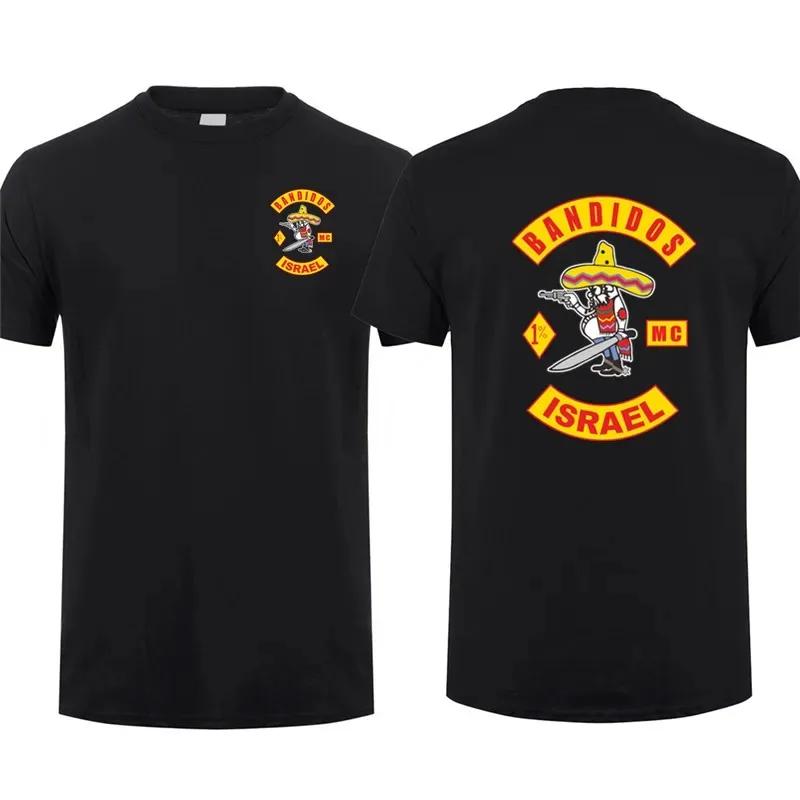 MC Bandidos T-Shirt Niederlande Australien Kanada T-Shirt Herren Kurzarm Baumwolle Kann angepasst werden Länder-T-Shirt Oberteile