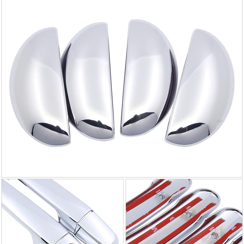 for Peugeot 206 206+ 206sw 206cc 1998~2012 Chrome Door Handle Cover Exterior Trim Protection Car Cap Stickers Accessories 1999