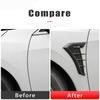 XOWS7 Carbon Black Sticker For Skoda Yeti Fabia Octavia 3 2 a5 Kodiaq Karoq Rapid Car Side Wing Fender Sticker Decals Body Accessories