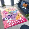 27 Style My Little Pony Unicorn Cartoon Rug for Bedroom Living Room Sofa Home Doormat Decor, Large Kids Non-slip Floor Mat Gift