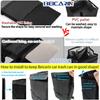 Car Trash Can With Lid - Trash Bag Hanging With Storage Pockets Leak-Proof SUV Organizer Collapsible And Portable Waterproof Truck Garbage Bin, 2.6