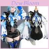 Costume de Cosplay Exquis Genshin Impact Eula Ensemble Bodysuit en PU Pour Halloween et Noël