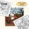 Drawing Pads for Colored Pencils Cozy Village Coloring Book, Thickened Cotton Pulp Paper, Stress Healing Cartoon Illustrations Relief Portable